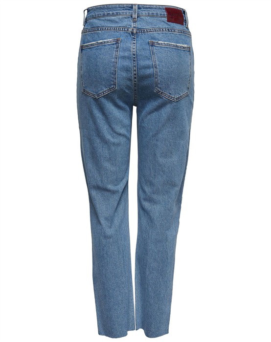 Emily Hw Raw Crop Ankle Jeans